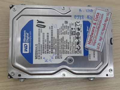 Khôi phục dữ liệu ổ cứng Western 320GB chết cơ