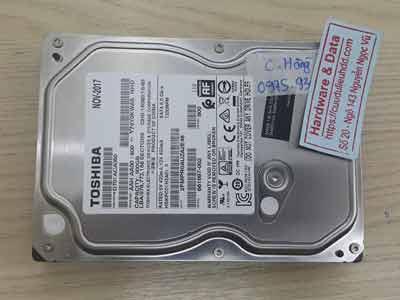 Khôi phục dữ liệu Toshiba 1TB bad nặng
