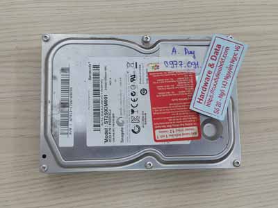 Khôi phục dữ liệu ổ cứng Seagate 250GB virus mã hóa