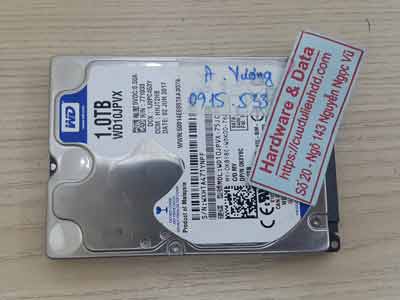 lấy lại dữ liệu ổ cứng Western 1TB đầu từ lỗi