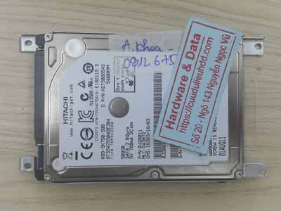 Khôi phục dữ liệu ổ cứng Hitachi 500GB mất dữ liệu