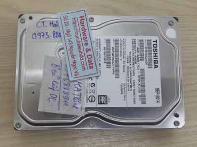 Khôi phục dữ liệu ổ cứng Toshiba 1TB đầu từ lỗi
