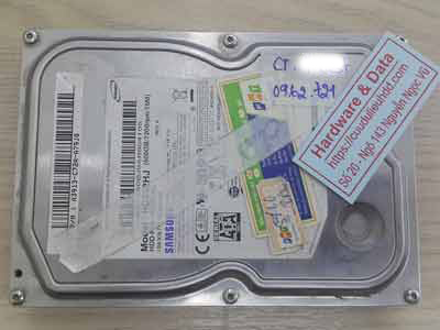 lấy lại dữ liệu ổ cứng Samsung 500GB đầu từ lỗi