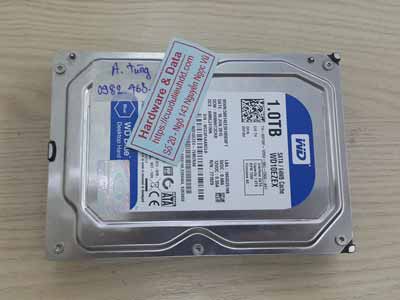 phục hồi dữ liệu ổ cứng Western 1TB dầu đọc kém
