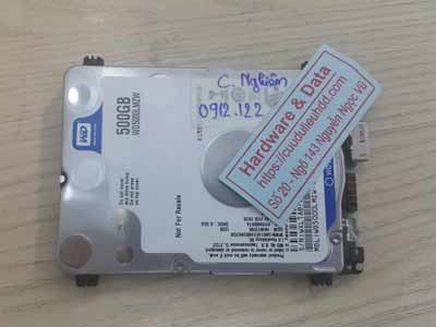 Phục hồi dữ liệu ổ cứng Western 500GB đầu từ lỗi