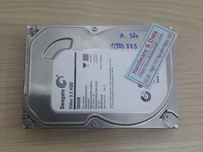 cứu dữ liệu ổ cứng Seagate 500GB mất dữ liệu