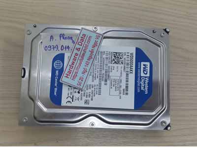 phục hồi dữ liệu ổ cứng Western 500GB format nhầm