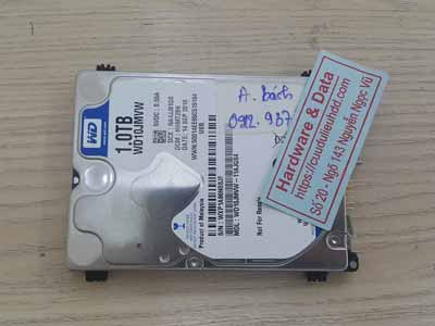 Cứu dữ liệu ổ cứng Western 1TB đánh rơi