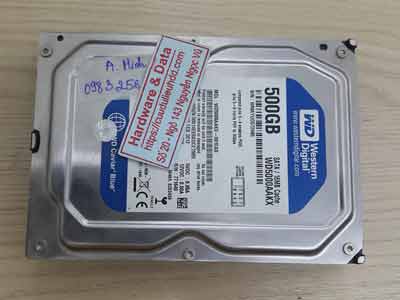 Lấy lại dữ liệu ổ cứng Western 500GB bad nặng