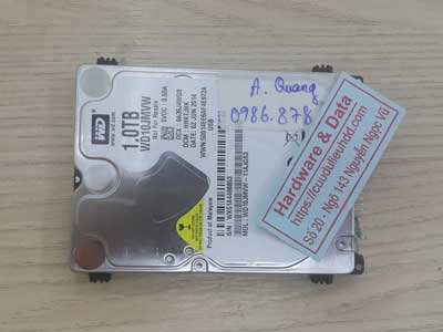 Cứu dữ liệu ô cứng Western 1TB đàu từ lỗi