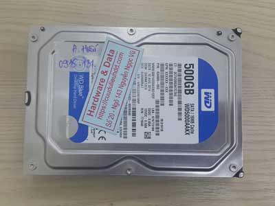 Phục hồi dữ liệu ổ cứng Western 500GB bad nặng