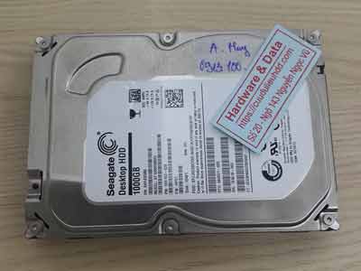Cứu dữ liệu ổ cứng Seagate 1TB đầu đọc hỏng