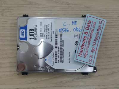 lấy lại dữ liệu ổ cứng Western 1TB đầu từ lỗi