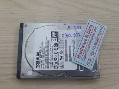 Cứu dữ liệu ổ cứng Toshiba 1TB ngấm nước