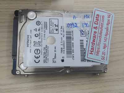 cứu dữ liệu ổ cứng Hitachi 750GB chết cơ