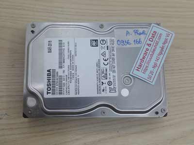 Phục hồi dữ liệu ổ cứng Toshiba 500GB chết cơ