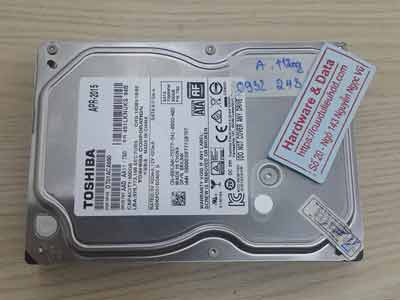 phục hồi dữ liệu ổ cứng Toshiba 500GB đầu từ lỗi