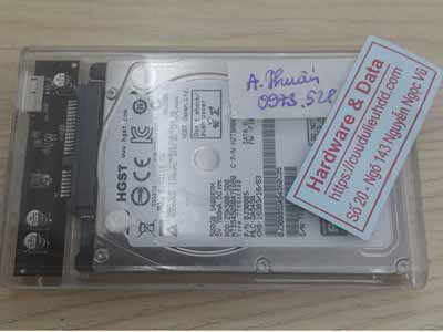 Lấy lại dữ liệu Hitachi 500GB format nhầm
