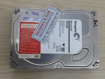 Cứu dữ liệu ổ cứng Seagate 3TB chết cơ
