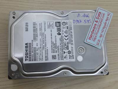 Khôi phục dữ liệu ổ cứng Toshiba 1TB ghost nhầm