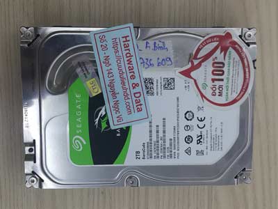 Cứu dữ liệu ổ cứng Seagate 2TB Bad nặng