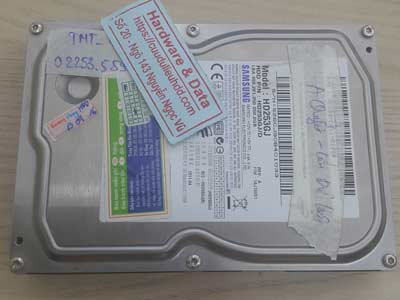 Khôi phục dữ liệu ổ cứng Samsung 250GB đầu từ lôix