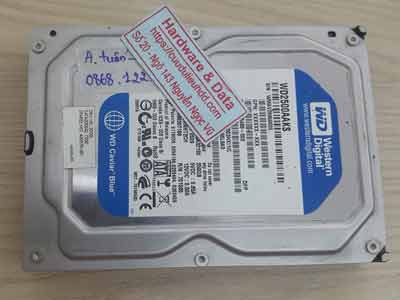 Phục hồi dữ liệu ổ cứng Western 250GB đầu từ lỗi