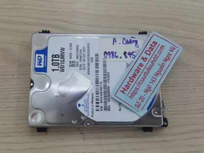 Khôi phục dữ liệu ổ cứng Western 1TB chết cơ