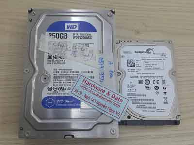 lấy lại dữ liệu ổ cứng Western 250GB bad nặng