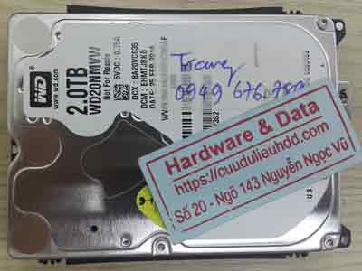 Lấy lại dữ liệu ổ cứng Western 2TB chết cơ