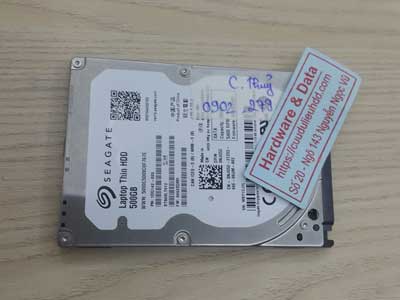 Lấy lại dữ liệu ổ cứng Seagate 500GB chết cơ