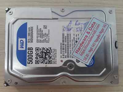 Khôi phục dữ liệu ổ cứng Western 500GB đầu từ lỗi