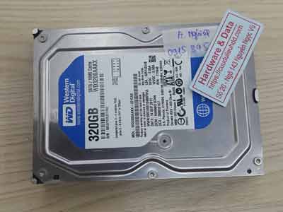 Phục hồi dữ liệu ổ cứng Western 320GB đầu đọc lỗi