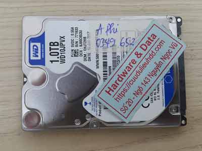 Lấy lại dữ liệu ổ cứng Western 1TB đầu từ lỗi