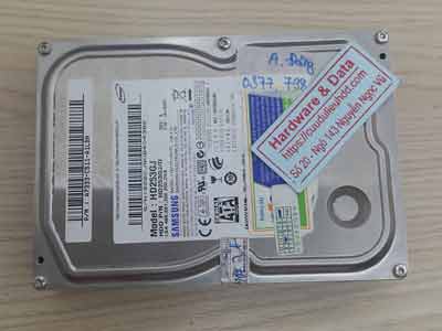 Cứu dữ liệu ổ cứng Samsung 250GB chết cơ