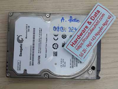 Phục hồi dữ liệu ổ cứng seagate 500GB Bad nặng