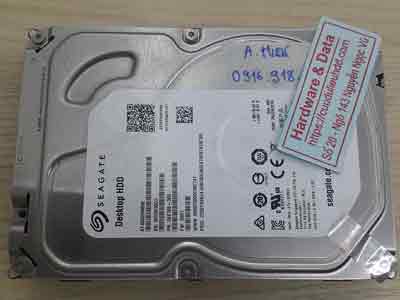 Khôi phục dữ liệu ổ cứng Seagate 4TB mất dữ liệu