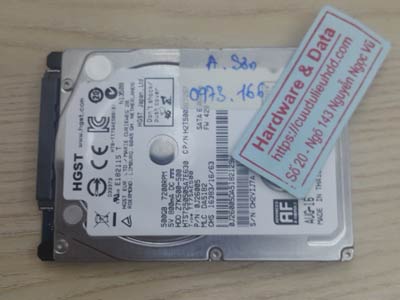 Phục hồi dữ liệu ổ cứng Hitachi 500GB đầu từ lỗi