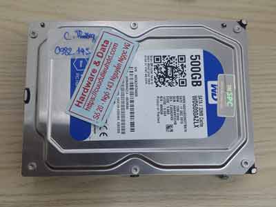 lấy lại dữ liệu ổ cứng Western 500GB virus mã hóa