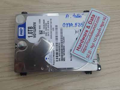 Cứu dữ liệu ổ cứng Western 1TB đầu từ lỗi