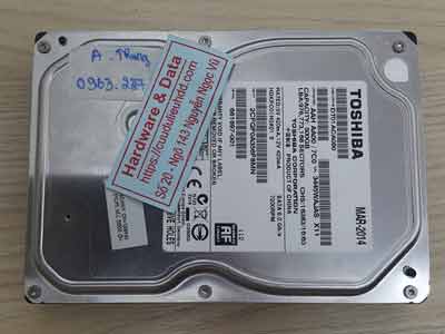 Cứu dữ liệu ổ cứng Toshiba 500GB đầu đọc lỗi