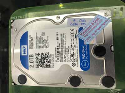Cứu dữ liệu ổ cứng Western 2TB đầu đọc lỗi