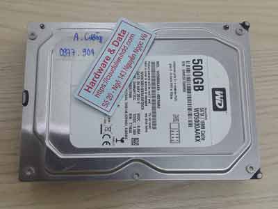 lấy lại dữ liệu ổ cứng Western 500GB virus mã hóa