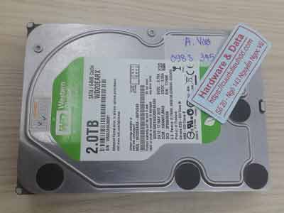 Cứu dữ liệu ổ cứng Western 2TB virus mã hóa