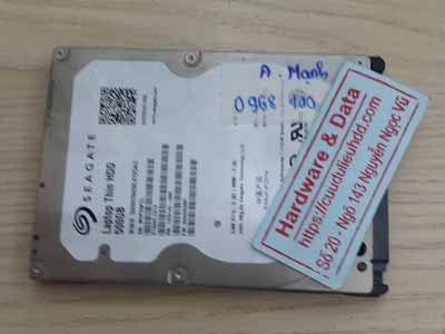 Cứu dữ liệu ổ cứng Seagate 500GB Mất dữ liệu