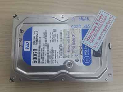 Cứu dữ liệu ổ cứng Western 320GB mất định dữ liệu