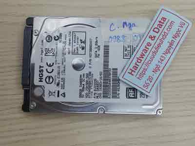 Khôi phục dữ liệu ổ cứng Hitachi 500gb đầu từ lỗi