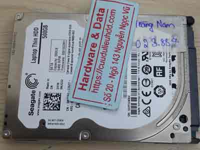 Khôi phục dữ liệu ổ cứng Seagate 500GB chết cơ