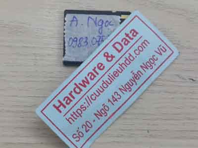 lấy lại dữ liệu thẻ nhớ 8GB mất dữ liệu