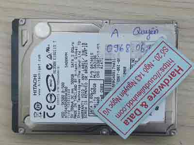 phục hồi dữ liệu ổ cứng Hitachi 500GB chết cơ